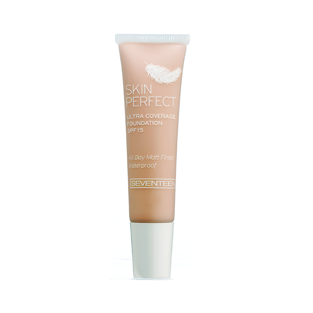 Seventeen Tube Skin Perfect Ultra Coverage W/P Foundation-SPF 15-No 01- 15ml