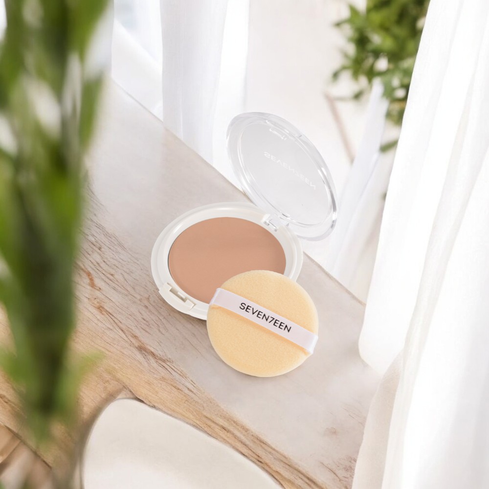 Seventeen Transparent Silky Compact Powder No 07 - Medium Caramel 10gr