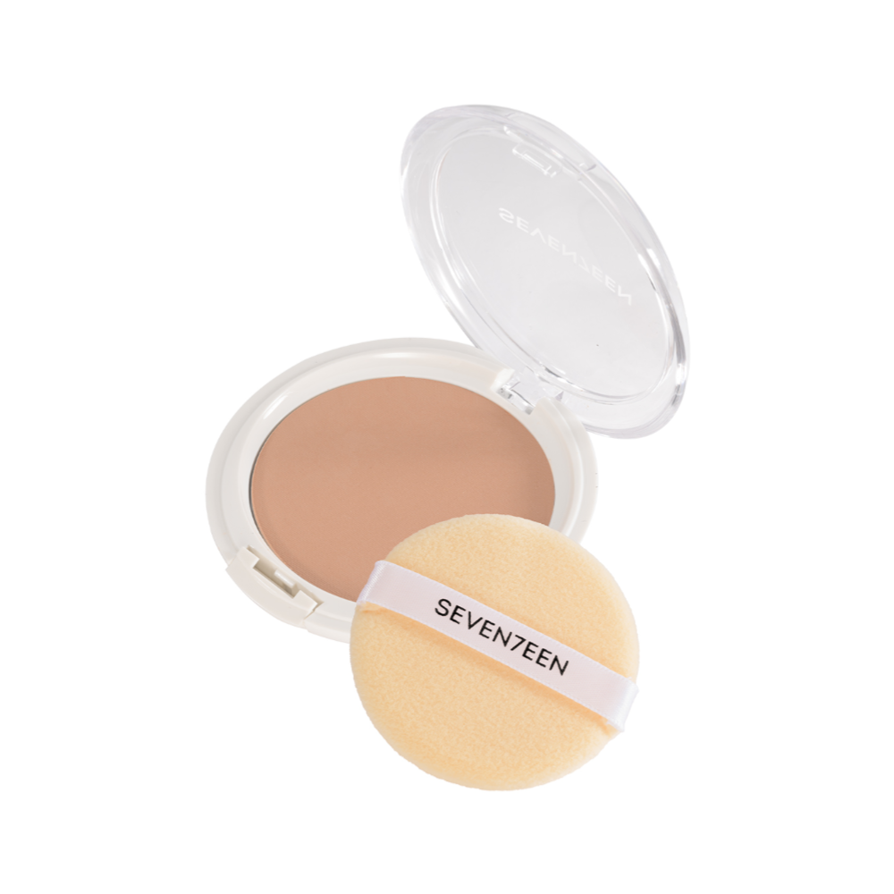 Seventeen Transparent Silky Compact Powder No 07 - Medium Caramel 10gr