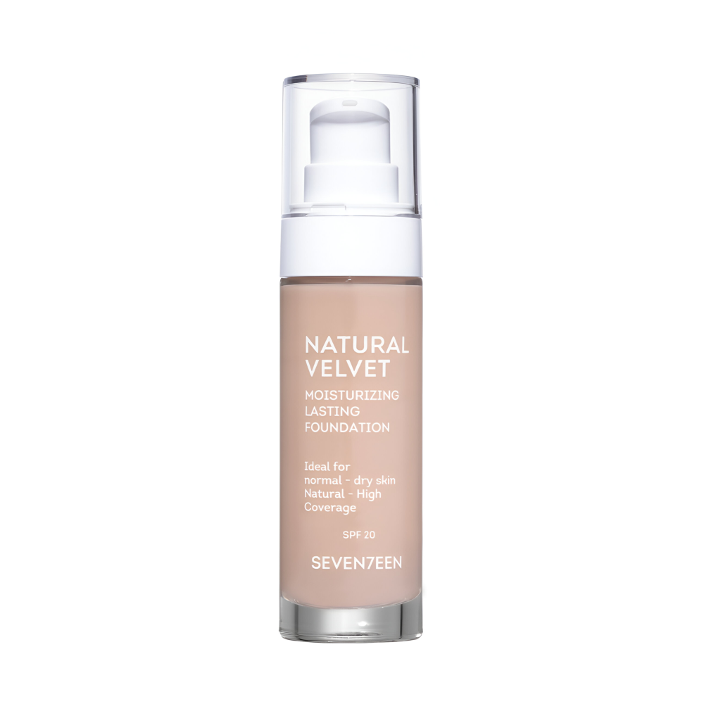 Seventeen Natural Velvet Matte Foundation No 5 Medium beige - 30ml