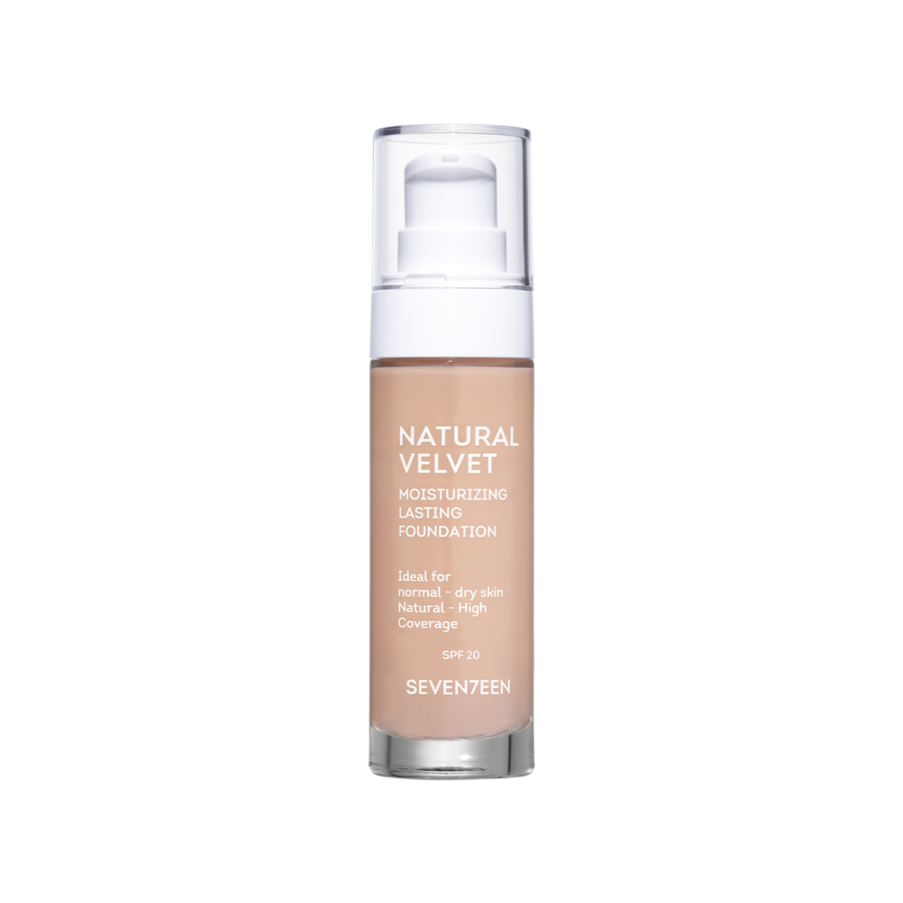 Seventeen Natural Velvet Matte Foundation No 7 Latte - 30ml