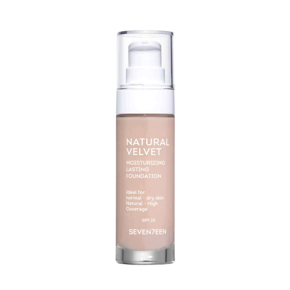 Seventeen Natural Velvet Matte Foundation No 3 light beige - 30ml