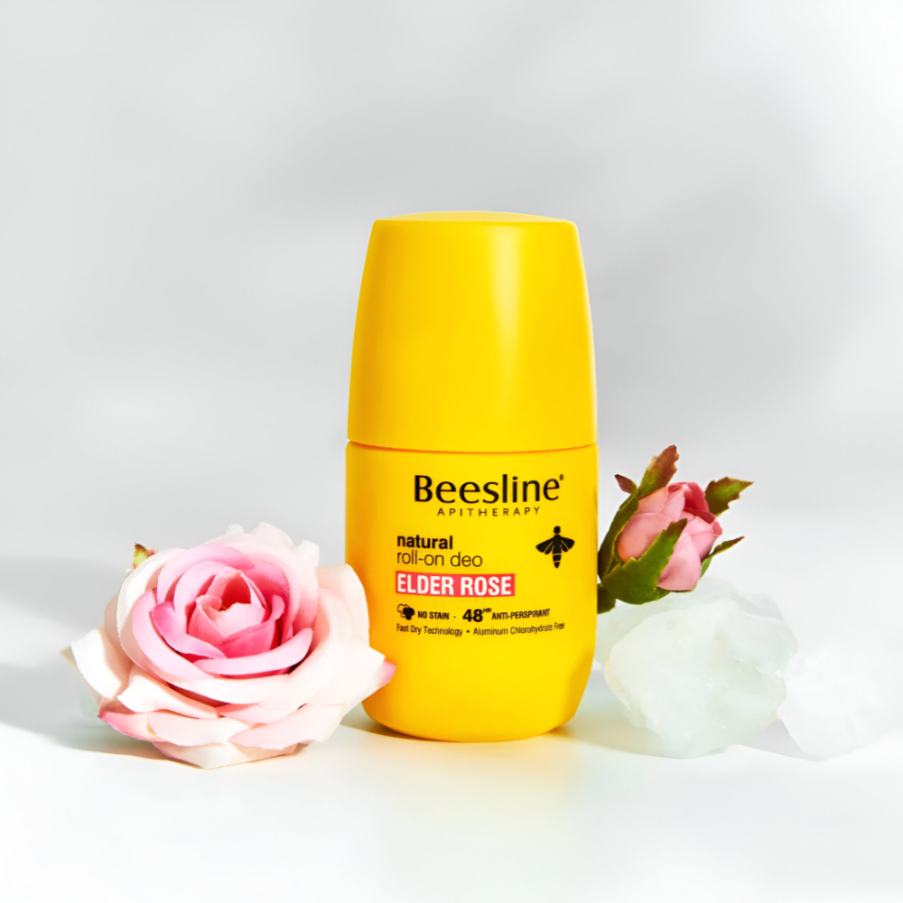 Beesline Natural Roll-On Deo Elder Rose 50ml