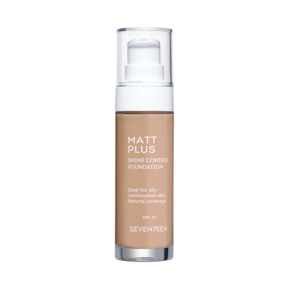 Seventeen Matte Plus Liquid Foundation No 04 Medium Beige - 30ml