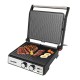 Decakila 2000W 4-Slice Contact Grill Toaster Sandwich Maker Electric Steak Grill Machine, Non-stick Coating, Reversible Iron Cooking Plates,180°  Stretch Out for BBQ Usage (KEECO79M)