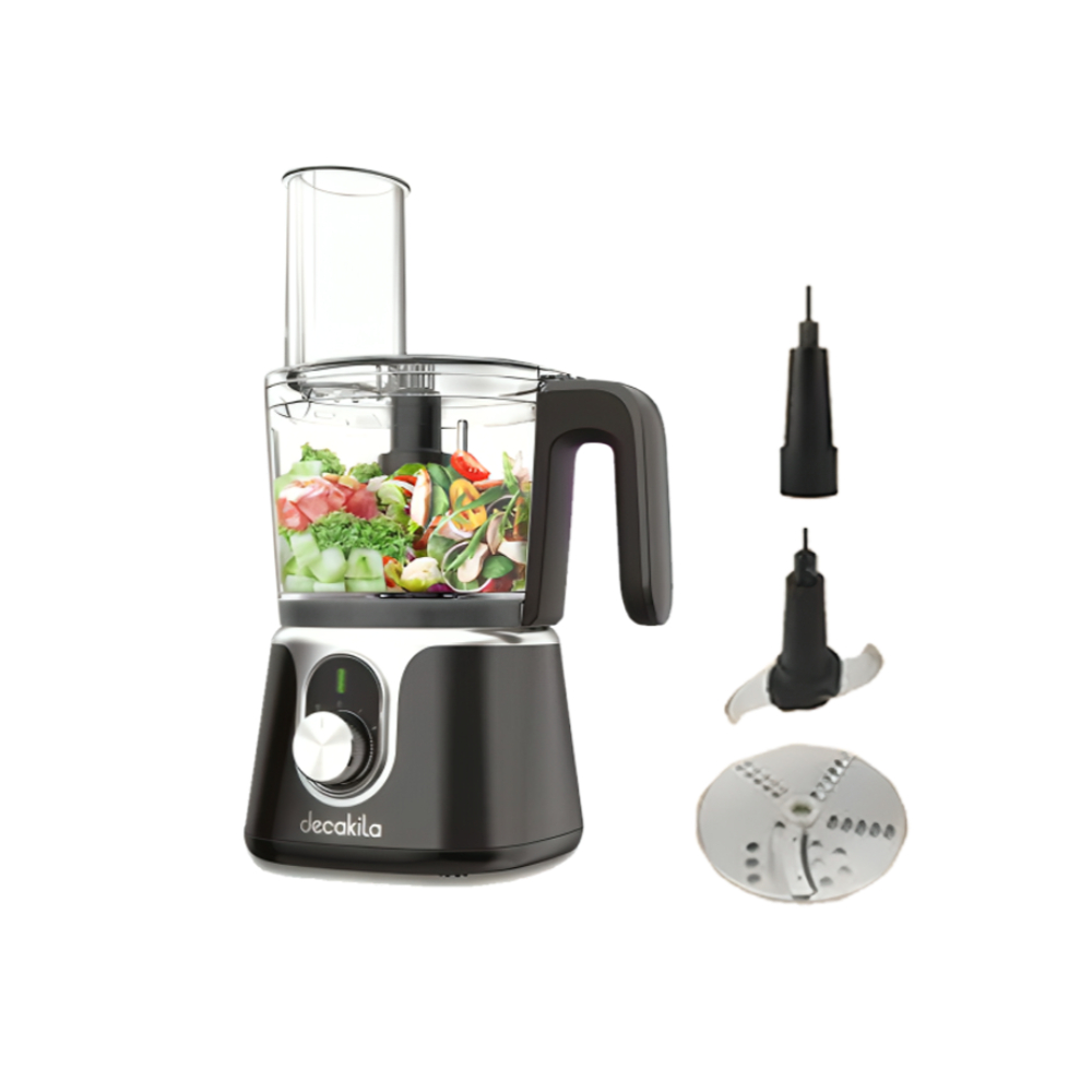 Decakila Cordless Food Processor with 200W Motor, 1.25L Capacity, 2000mAh Battery and 6 Functions (KMMG005B)