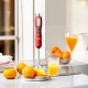 Decakila Cordless Hand Blender with 16V SHARE Battery Series, 5-speed setrting and LED display (KEJB048R) - Red