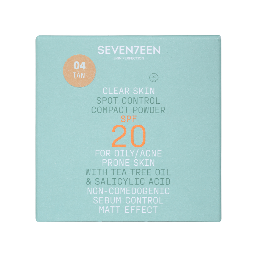 Seventeen Spot Control Compact Powder SPF20 - No 4 Tan 10gr