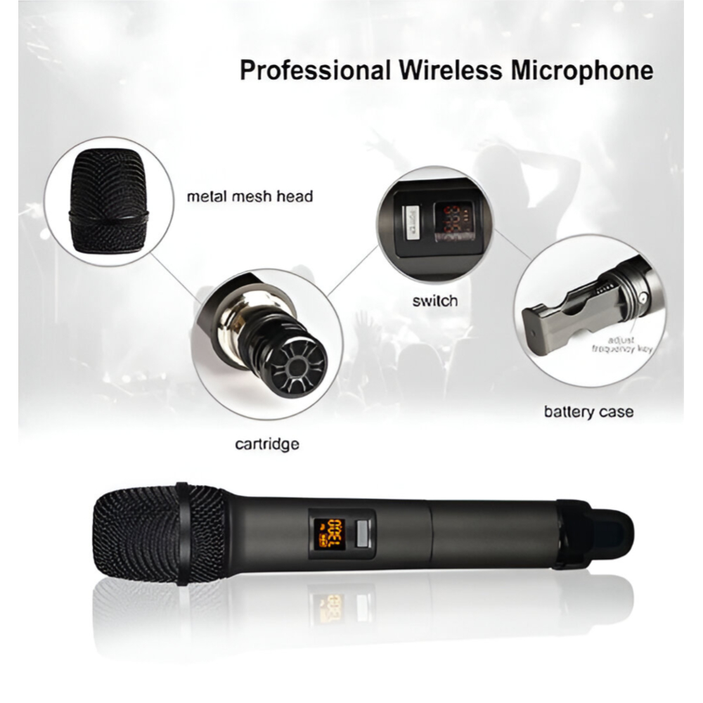 Sheir - UHF Dual Channel Wireless Microphones