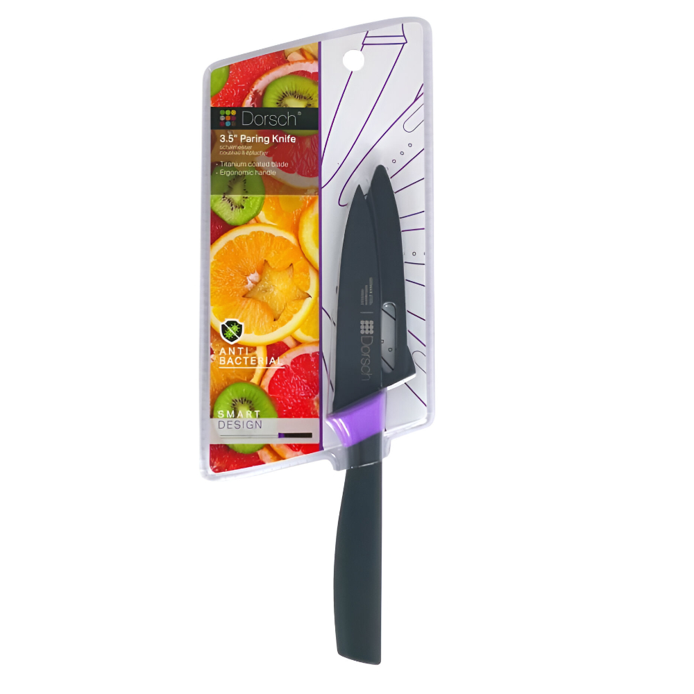 Dorsch - Smart Design 4″ Paring Knife - Purple