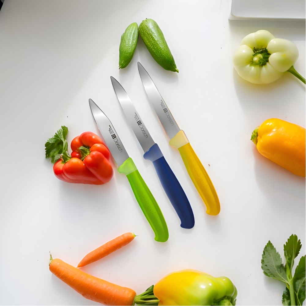 Dorsch - Colorful Sharp Knife Set – 3 Pieces