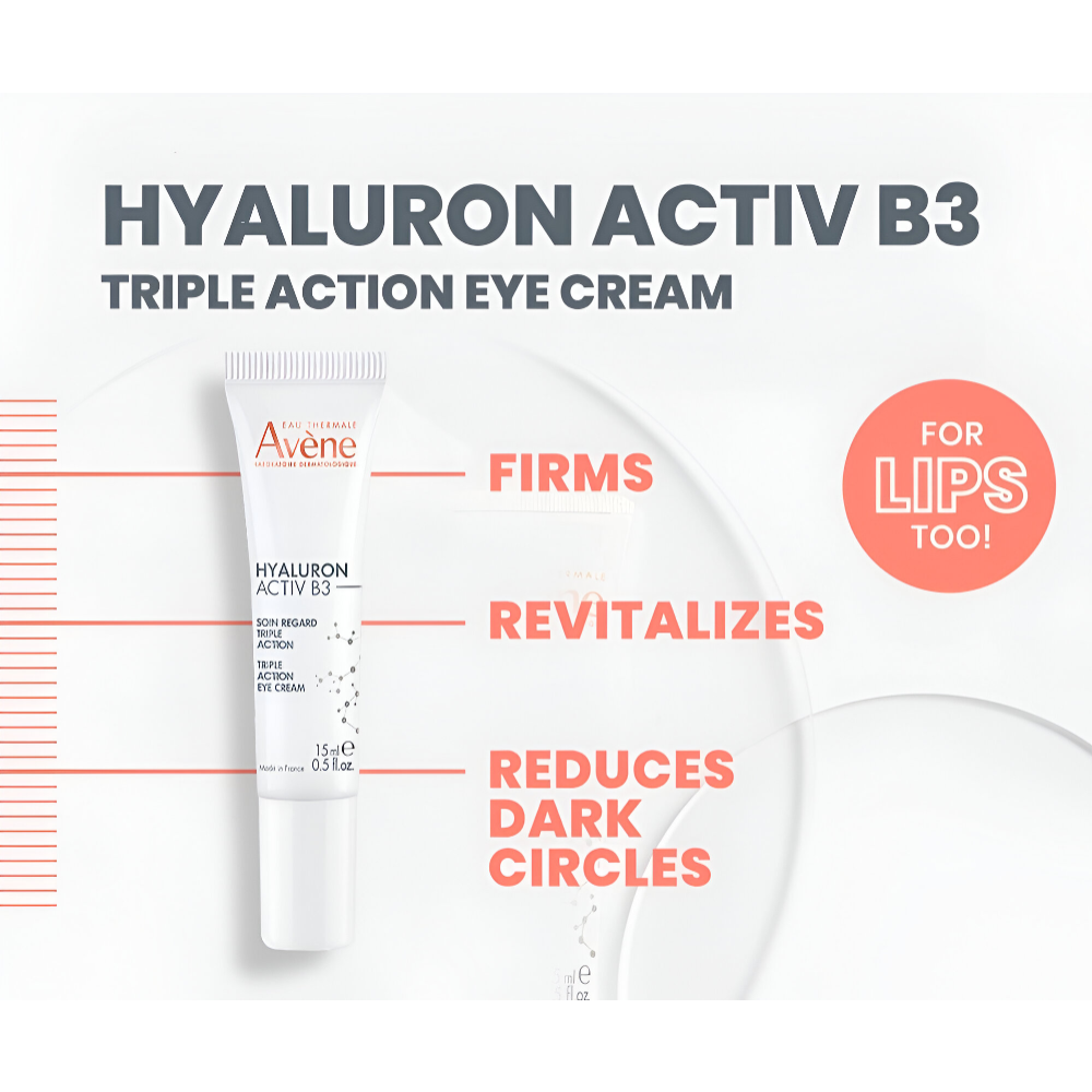 Avène - Hyaluron Activ B3 Triple action eye cream