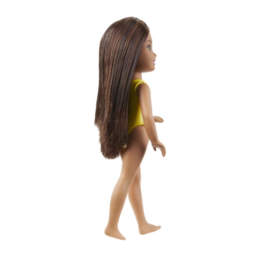 Barbie Club Chelsea Beach Doll, 6-Inch Brunette Hair