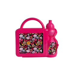 Disney-Minnie Mouse Lunch box and water Bottle