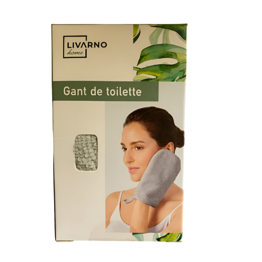 Livarno-Microfiber Shower Mitt