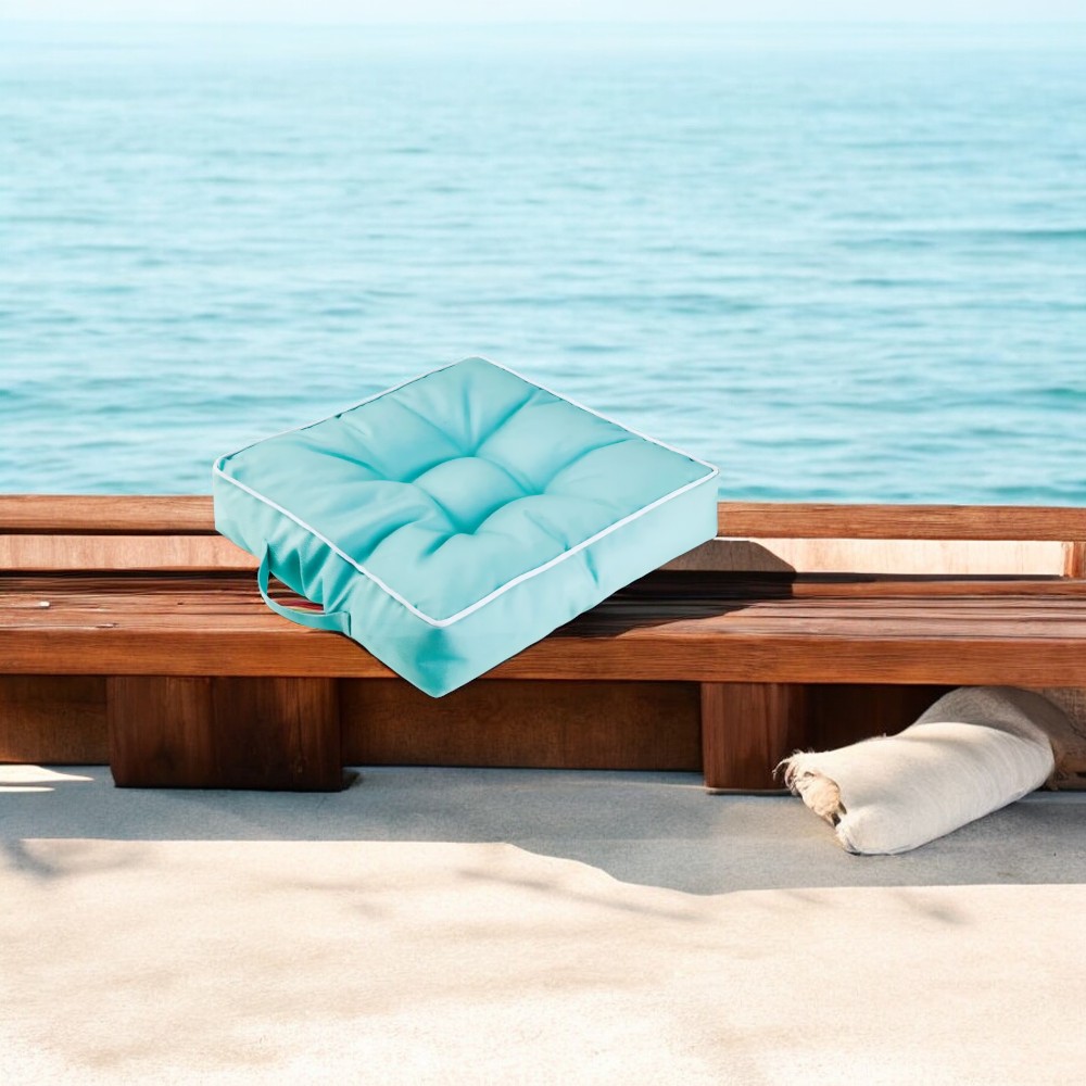 Livarno-Outdoor Cushion Blue- chair mat