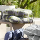 Livarno-Chair Cushion Green and Grey