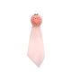 kids hand towels with hanging loop- Pink Fruit Shape