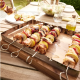 Grill meister-skewer set and frame