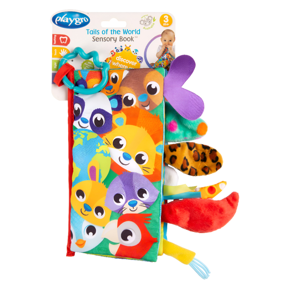 Playgro - Tails of the World Sensory Book