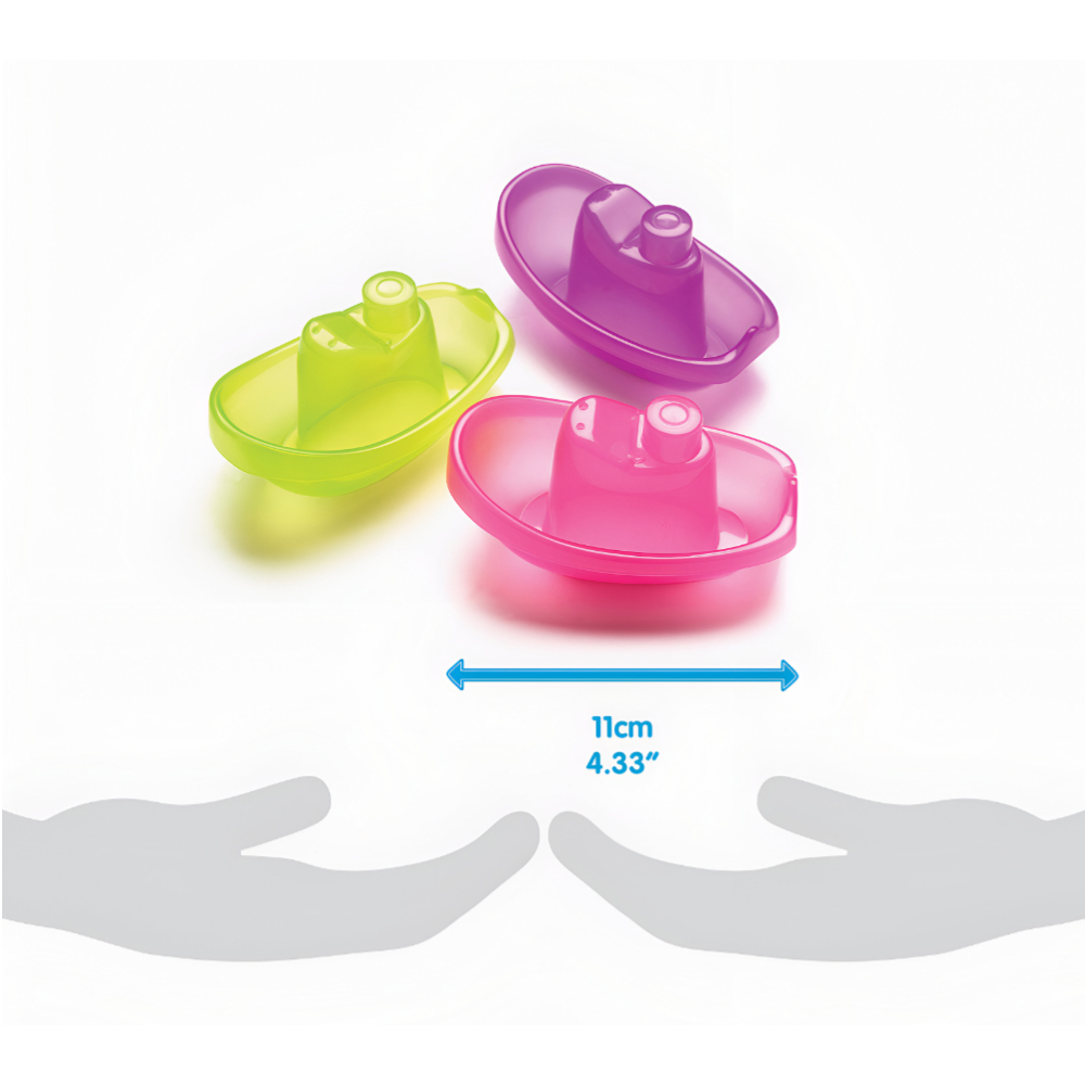 Playgro - Bright Baby Boats Pink