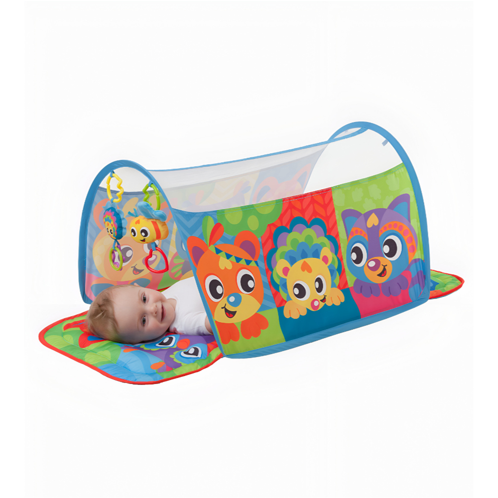 Playgro - Honey Bee Bear Activity Tunnel Gym