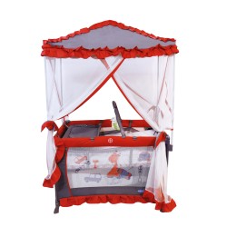 Baby Love - Portable Playpen - Red