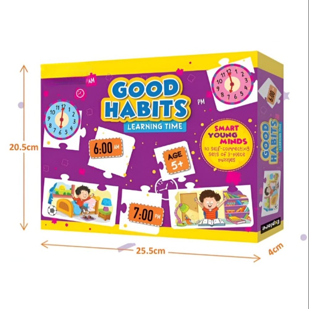 Eksploe - Learning Puzzle Good Habits for Kids 