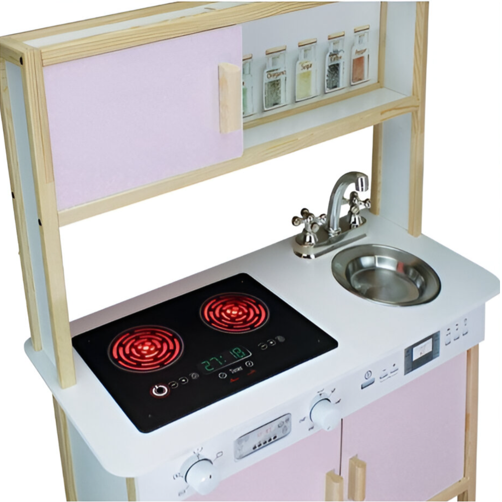 Okutan Hobi - Wooden LED Children's Kitchen 