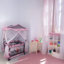 Baby Love - Portable Playpen - Pink