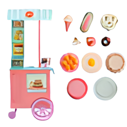 Sariel - Dessert Cart Playset 