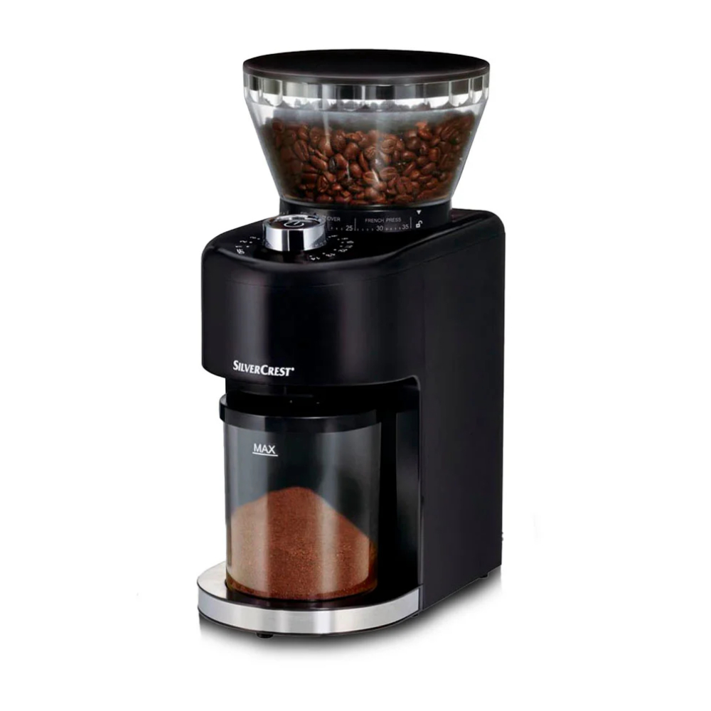 Silvercrest Electric Coffee Grinder , With 250g Coffee Bean Tank Capacity ,  200w to serve from 1 to 14 Cups 