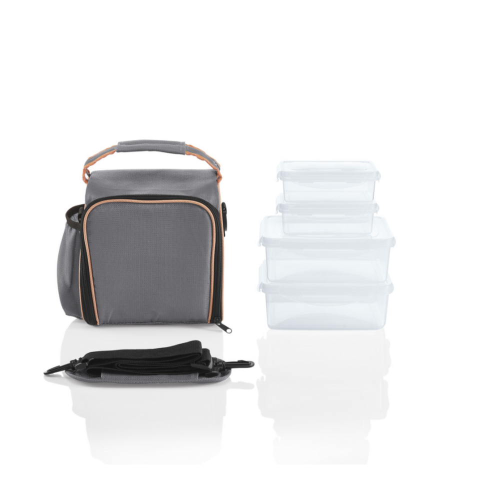 Ernesto Lunch Bag with 4 food storage containers