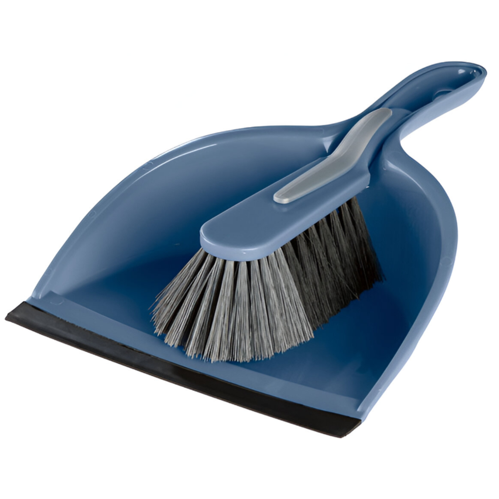 AquaPur Dustpan and brush Set Blue 