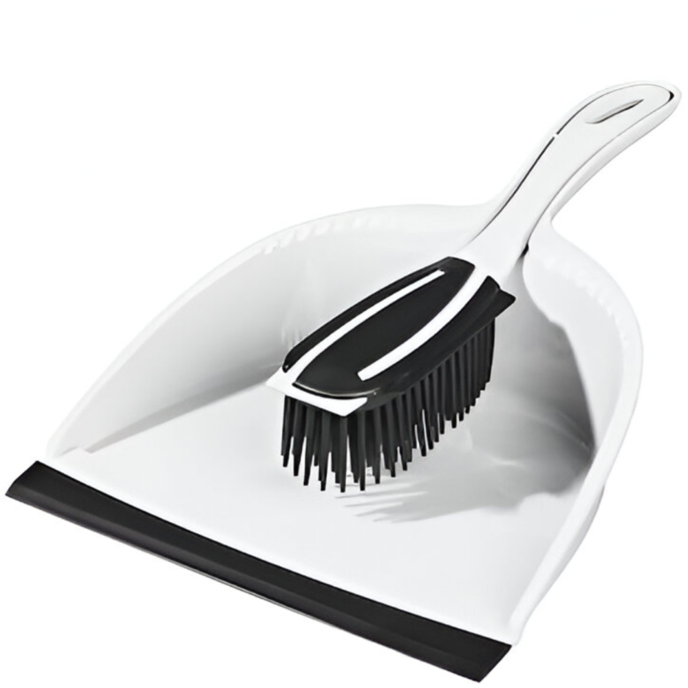 AquaPur Dustpan and silicon brush Set Grey 