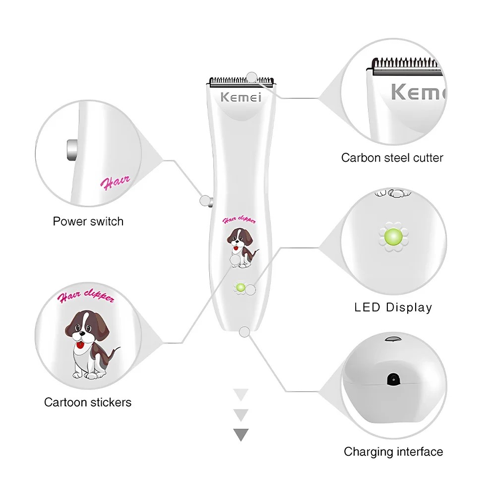 Kemei Pet Grooming Clipper