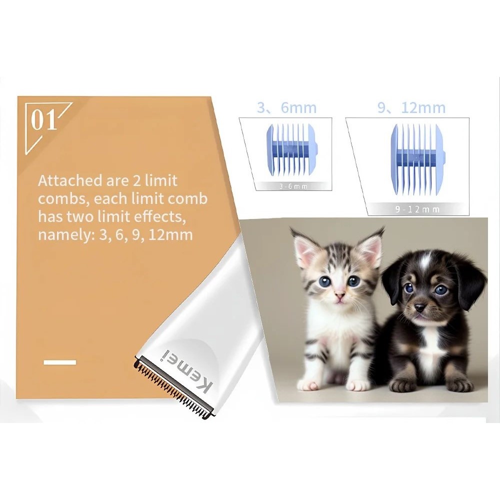 Kemei Pet Grooming Clipper