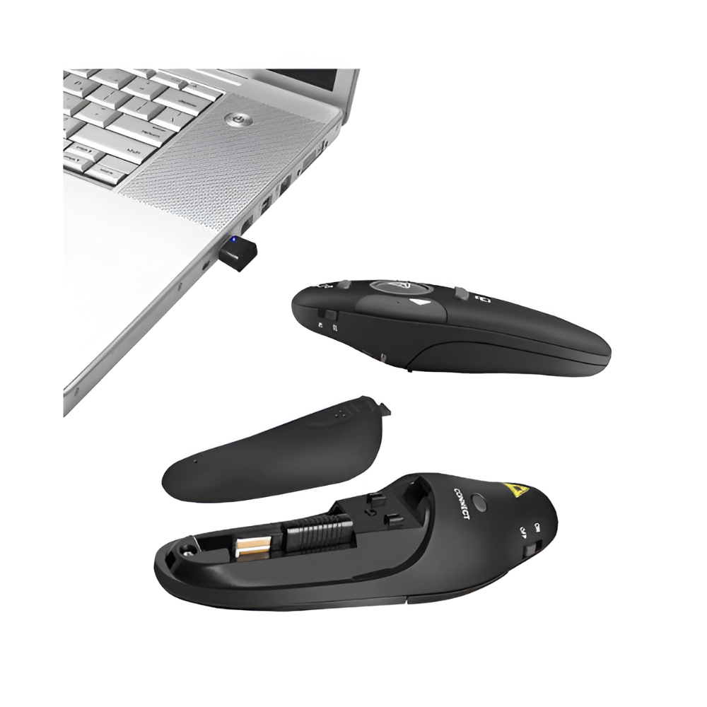 Hay-tech wireless presenter with pointer 