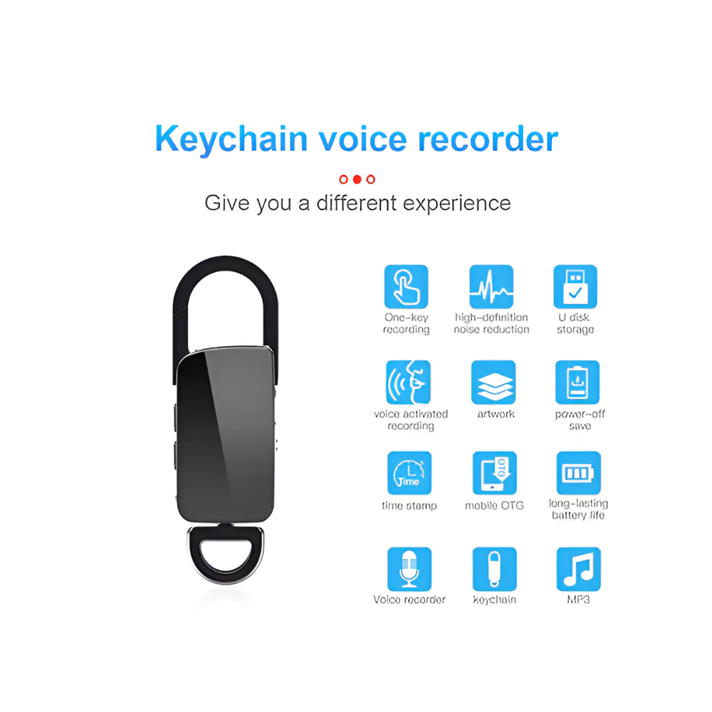 Keychain Voice Recorder 