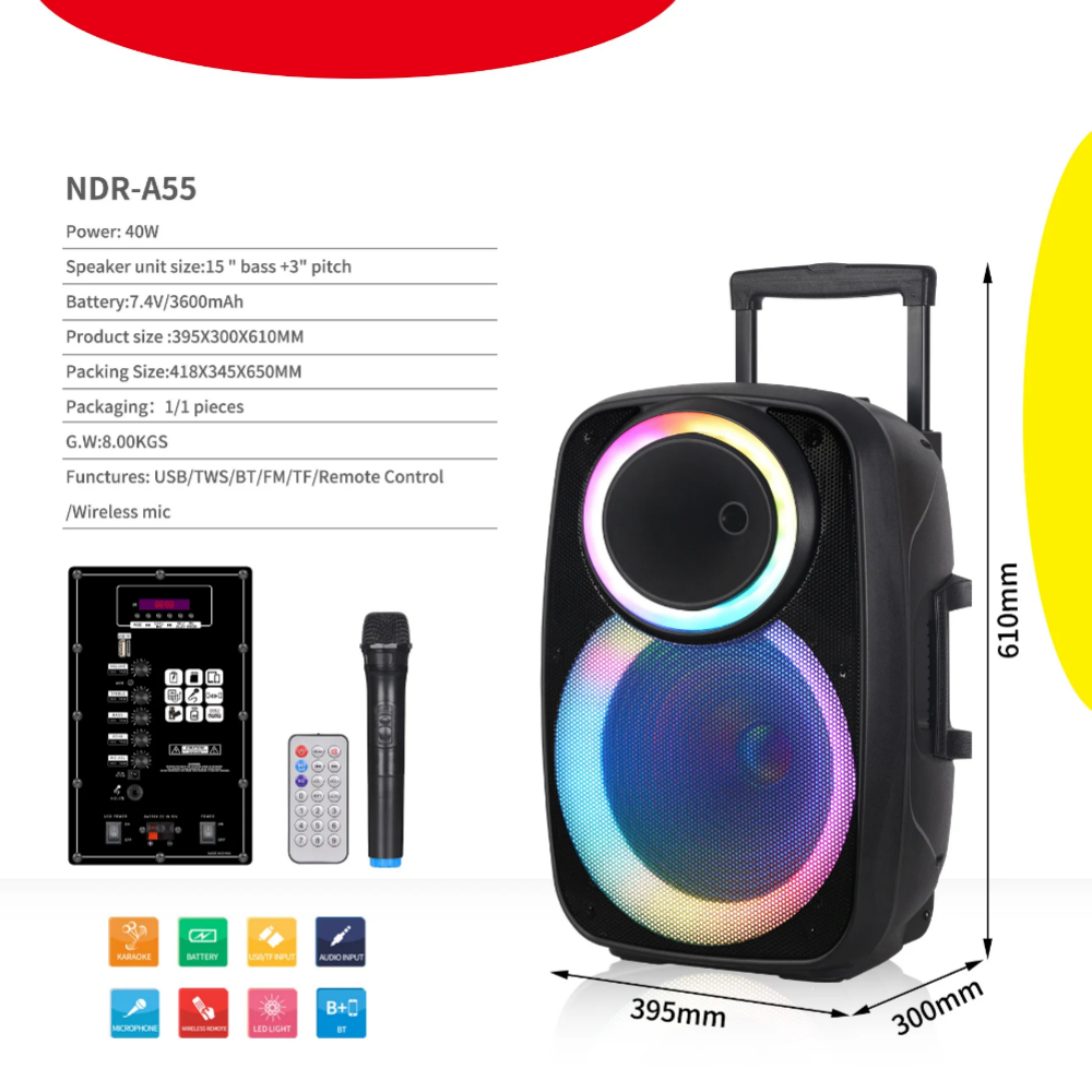 NDR Portable Wireless Speaker