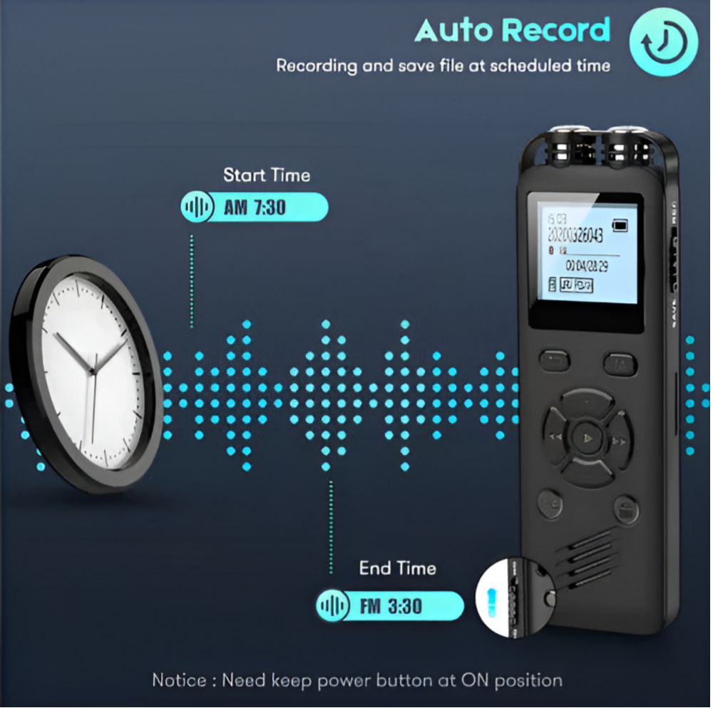 Hay-Tech Professional Mini Voice Recorder