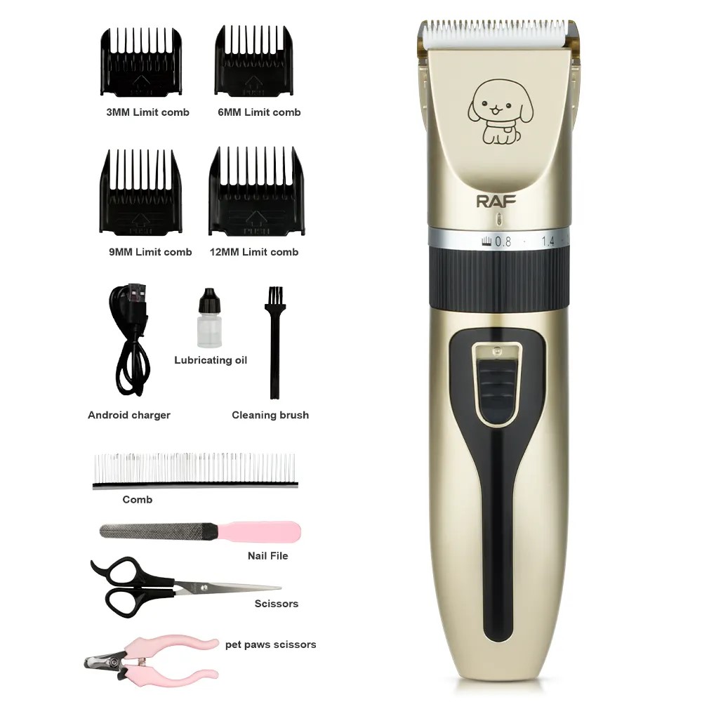 RAF Rechargeable Pet Grooming Clipper 