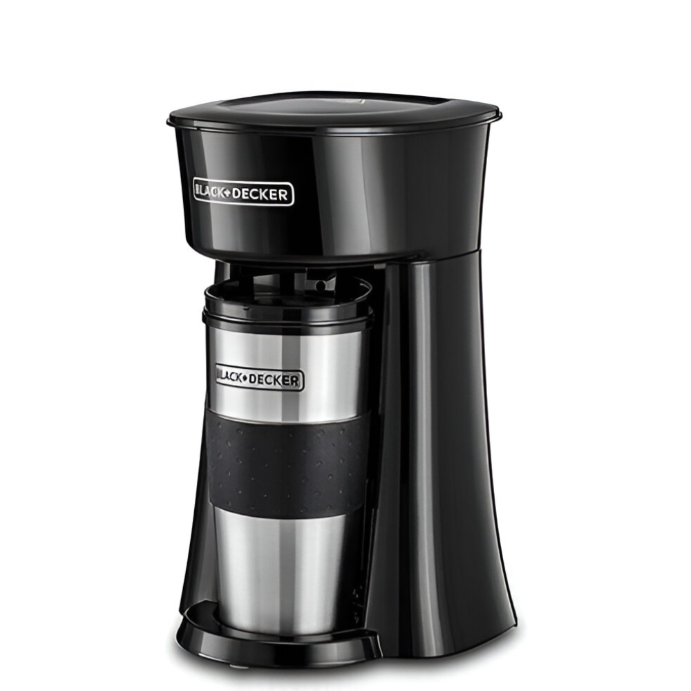 Black & Decker Coffee Machine With Travel Mug , 360 ml 650 W DCT10-B5 Black/Silver