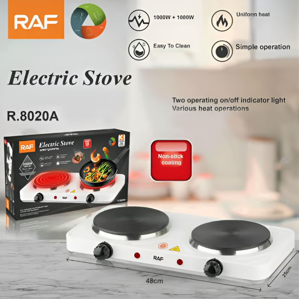 RAF Electric Double Stove 