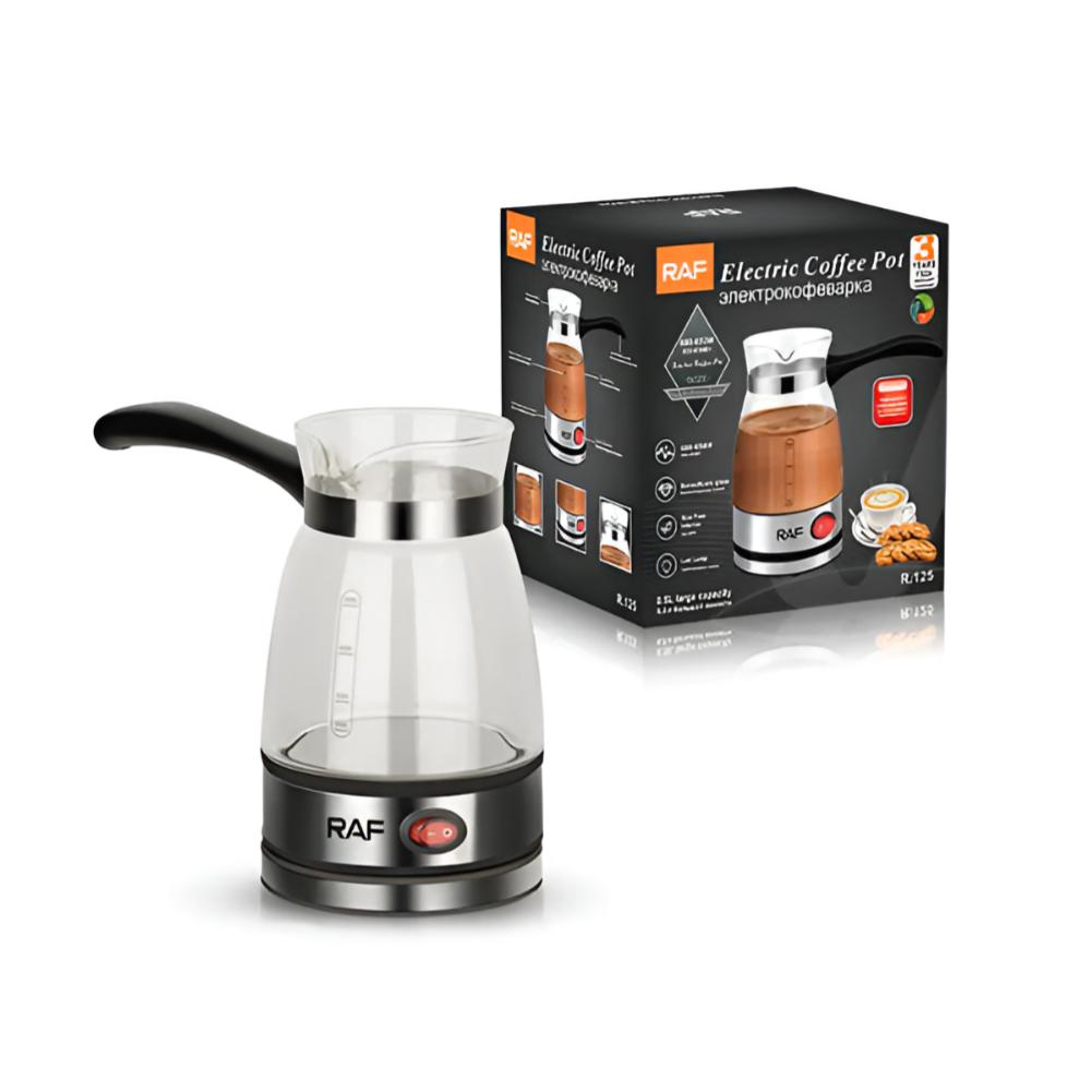 RAF Glass Electric Coffee Maker