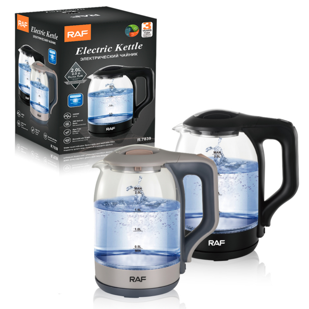 RAF Electric Glass Kettle 