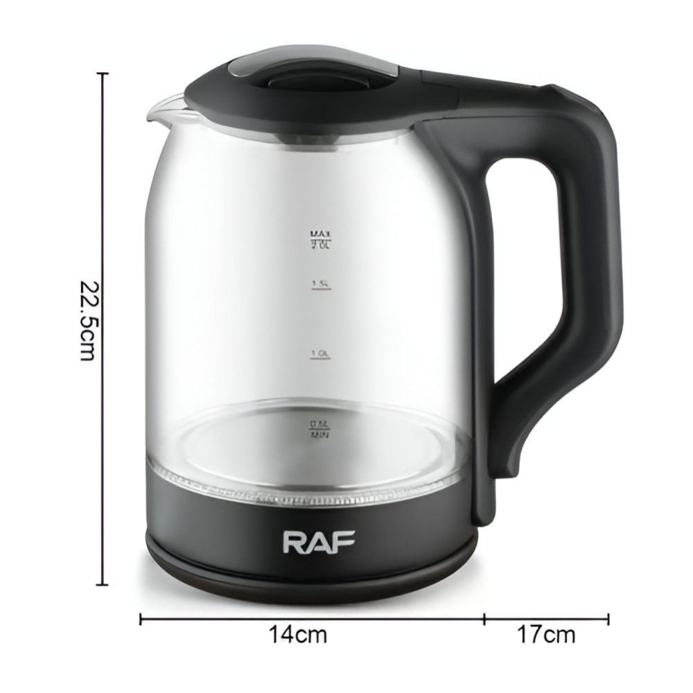 RAF Electric Glass Kettle 