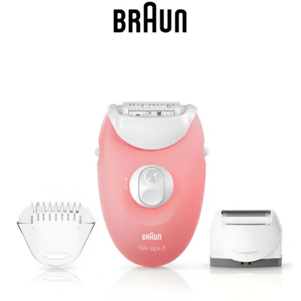 Braun Silk-Epil 3-3440 Epilator With 3 Extras