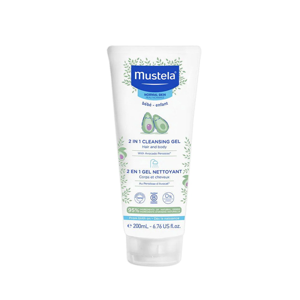 Mustela Normal Skin - Gel Nettoyant - 2 en 1 200ml