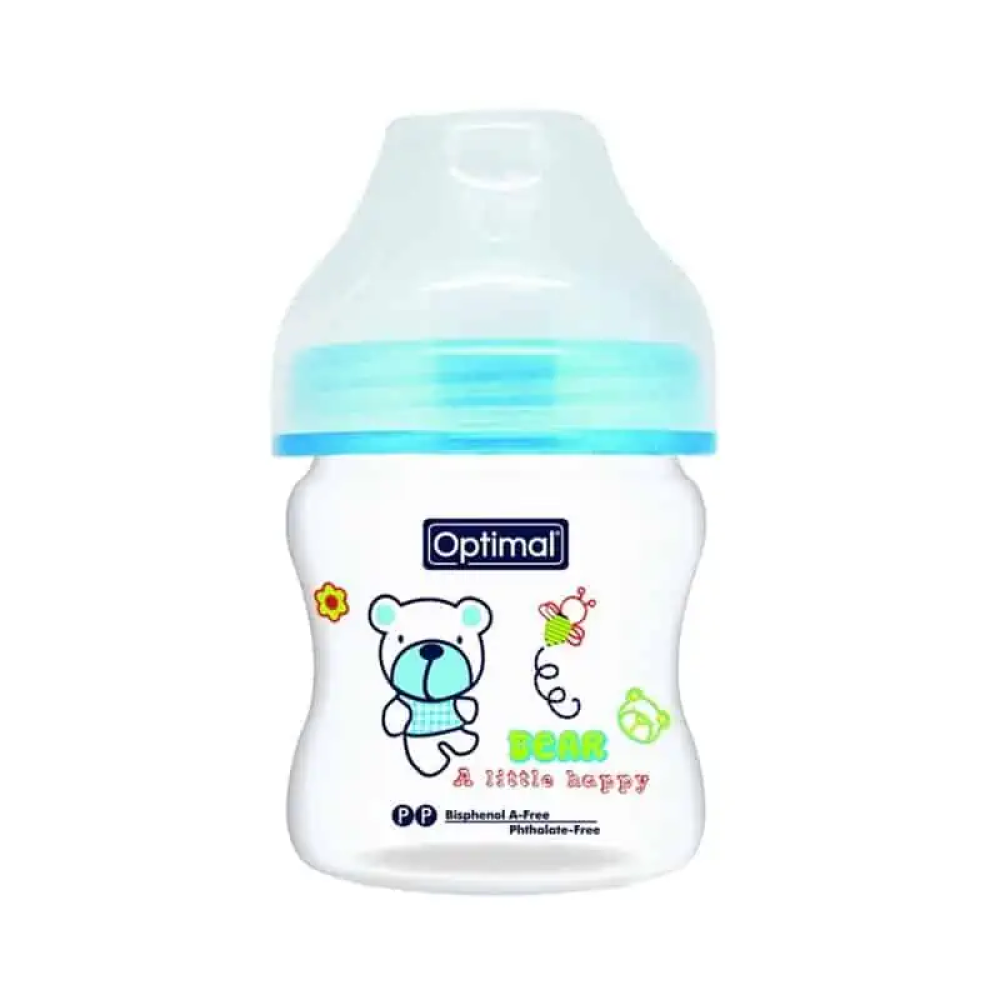 Optimal P.P Extra Wide Neck Feeding Bottle 150ml